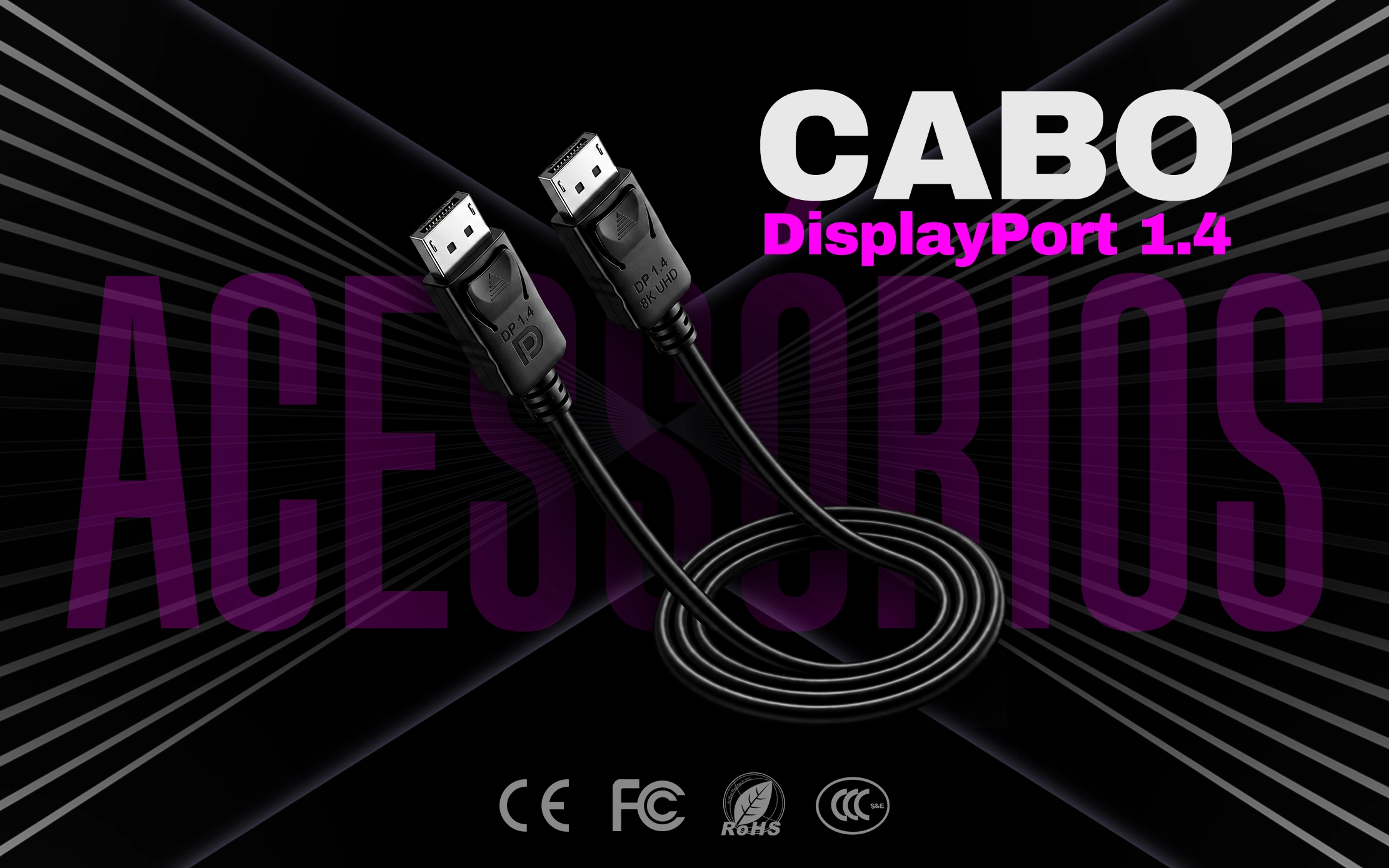 CABO DISPLAYPORT 1.4 - LOBNHO