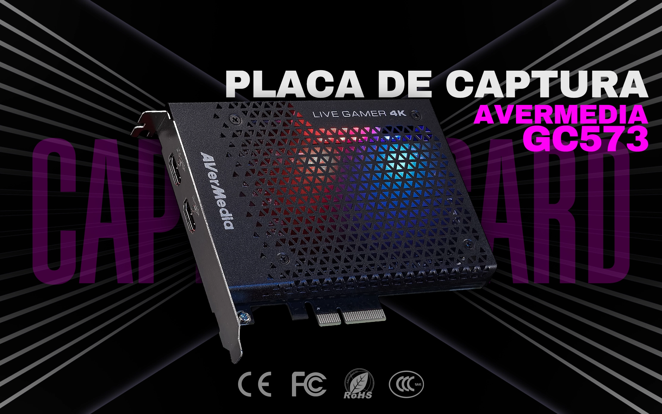 PLACA DE CAPTURA AVERMIDIA 4K60 GC573 - LOBNHO